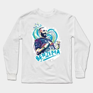 Karim Benzema for World Cup Qatar 2022 Long Sleeve T-Shirt